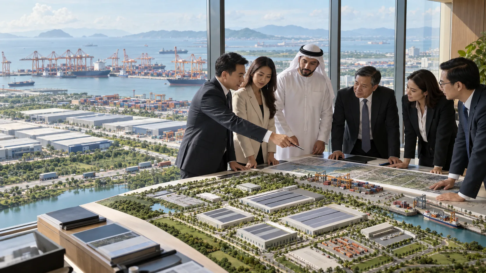 Đội ngũ Việt Nam và đối tác quốc tế cùng phát triển dự án logistics