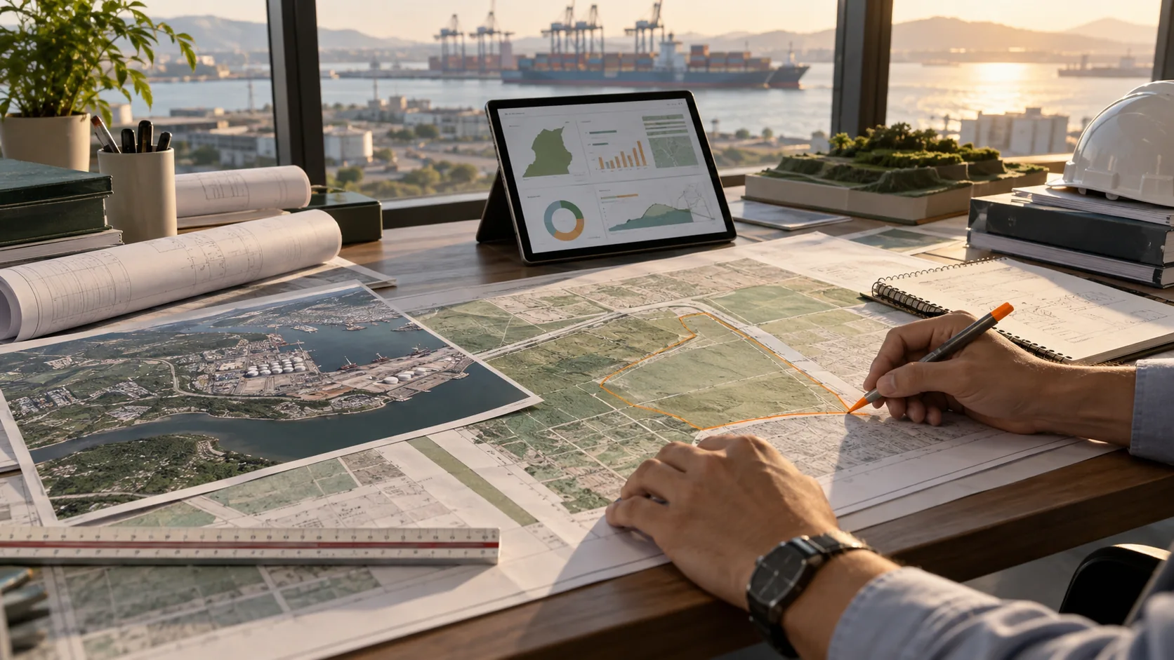Kỹ sư sàng lọc quỹ đất và phương án hạ tầng logistics